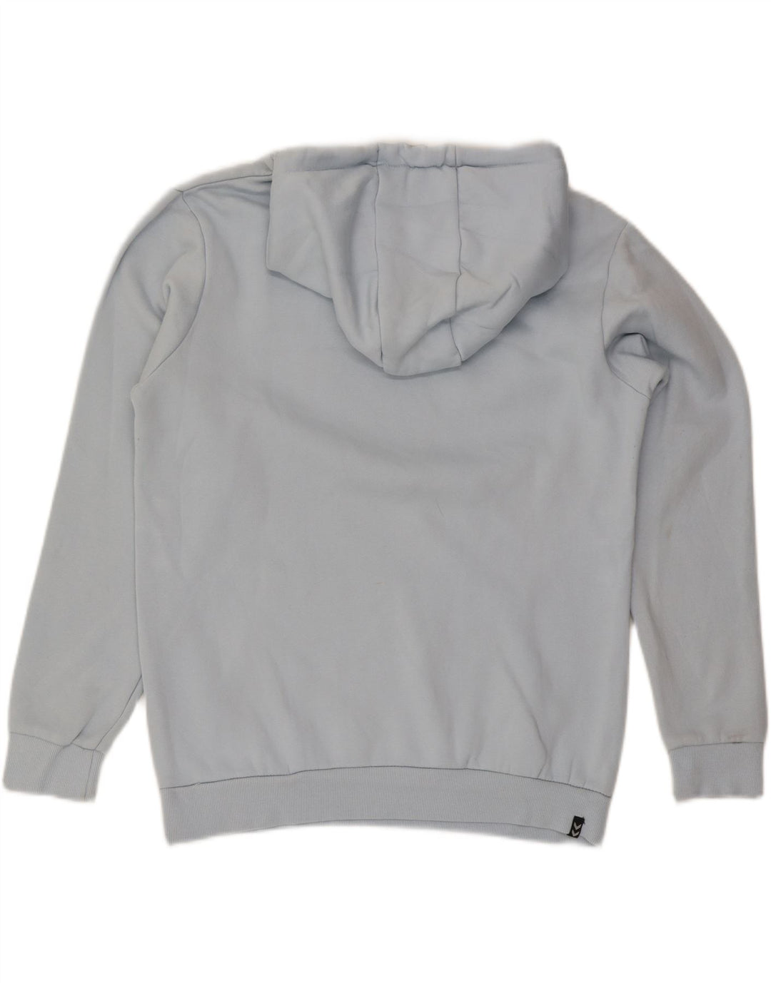 Hummel moletom com capuz masculino gráfico azul médio algodão