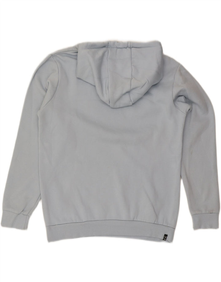 Hummel moletom com capuz masculino gráfico azul médio algodão