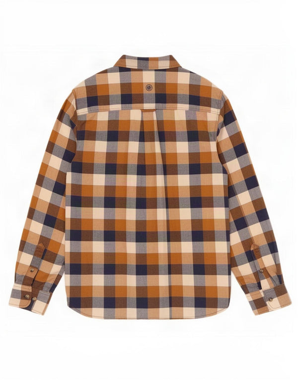 Camisa masculina de ajuste regular Fat Face, algodão guingão multicolorido médio
