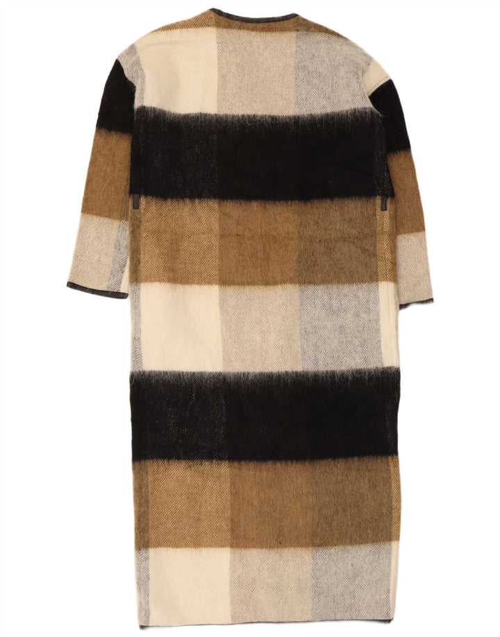 Sobretudo feminino Marks & Spencer Longline UK 10 pequeno multicolorido