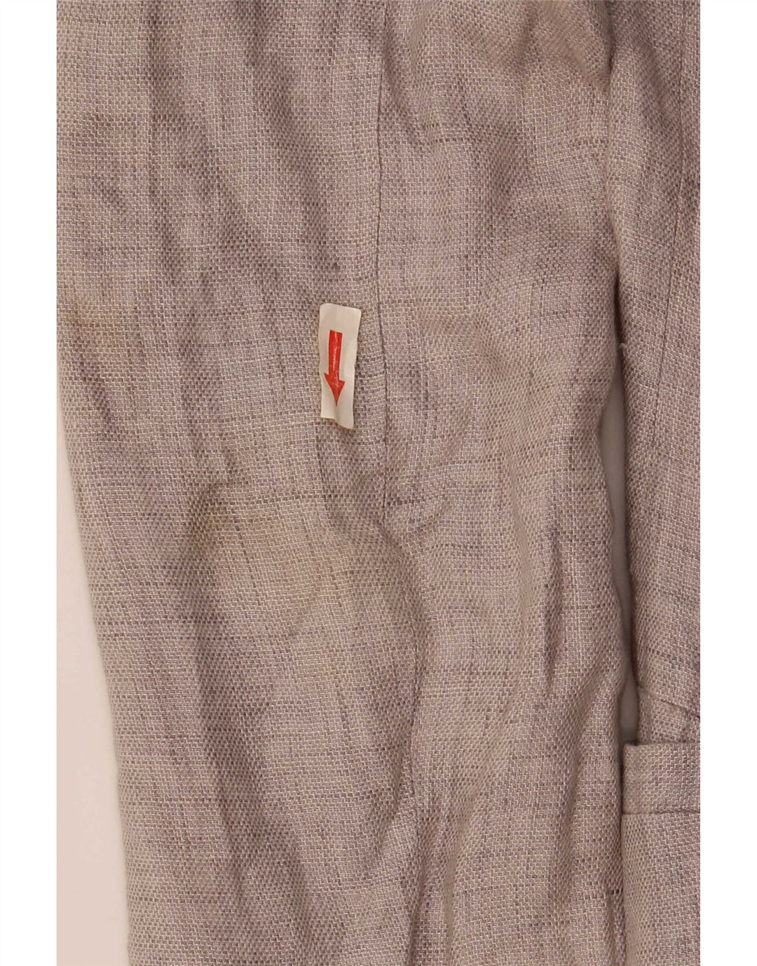 Jaqueta blazer feminina Zara com 1 botão Reino Unido 6 XS linho cinza