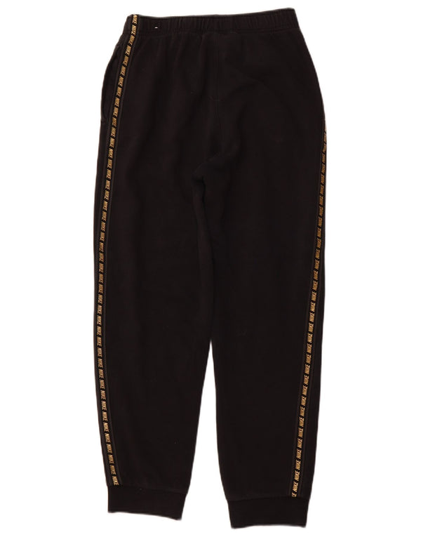 NIKE Girls Graphic Tracksuit Calças Joggers 13-14 Anos XL Preto Algodão