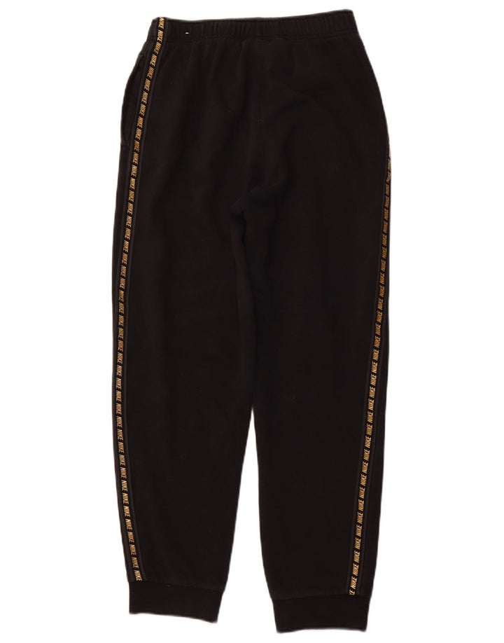 NIKE Girls Graphic Tracksuit Calças Joggers 13-14 Anos XL Preto Algodão