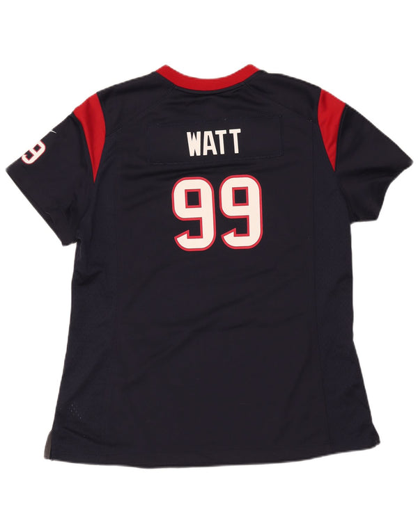 Camiseta Nike masculina Houston Texans Graphic Top XL azul marinho poliéster