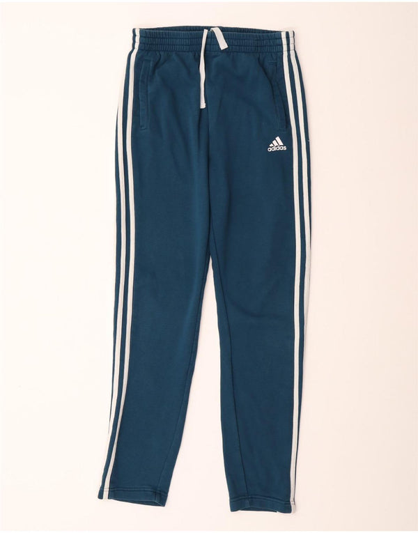 Calças de treino Adidas Menino 14-15 Anos Azul Algodão