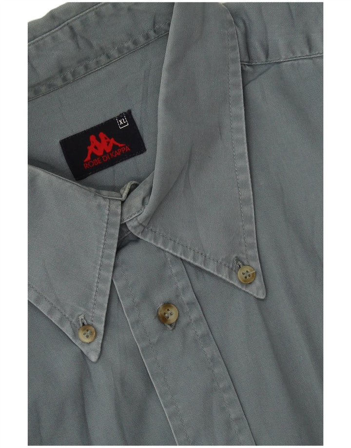 Camisa masculina Kappa XL azul algodão