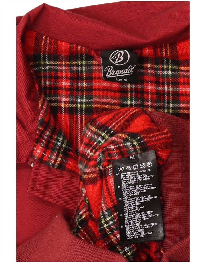 Jaqueta bomber masculina Brandit UK 38 poliéster vermelho médio