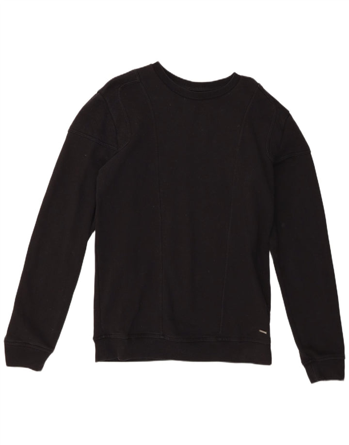 Diesel Mens Moletom Jumper XL Algodão Preto
