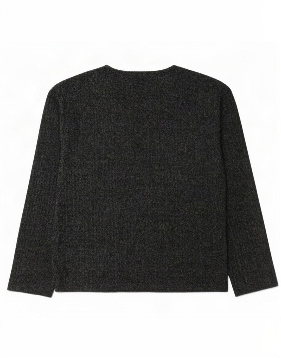 Zara Top feminino oversized manga comprida Reino Unido 10 pequeno cinza