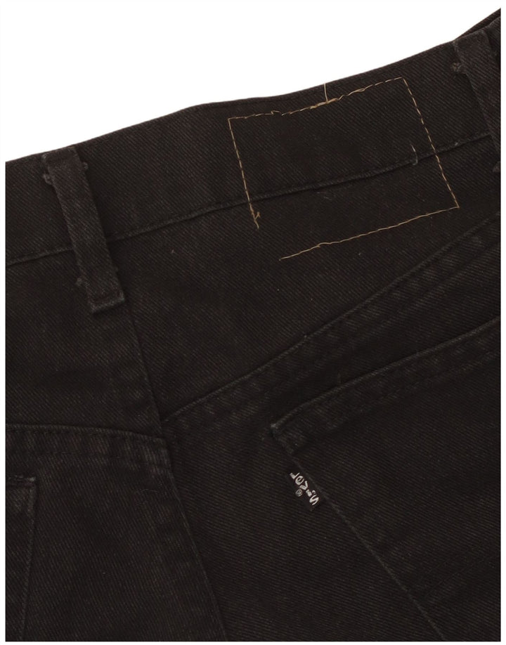 Calça jeans reta masculina Levi's W31 L32 preta