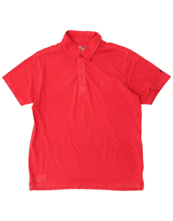 Camisa polo masculina Musto 2XL algodão vermelho