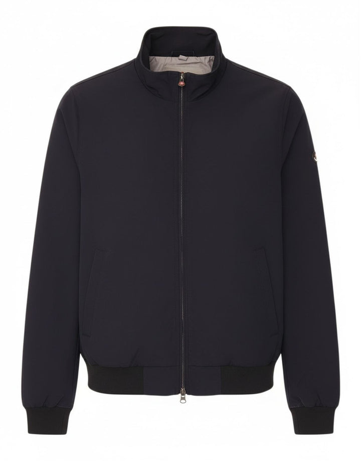 Jaqueta bomber masculina Canadiens IT 48 poliéster azul marinho médio