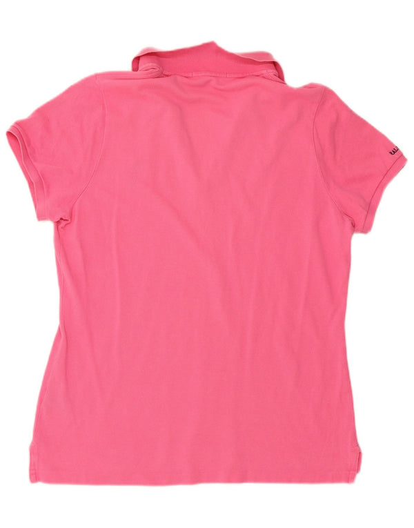 Polo feminino RALPH LAUREN Reino Unido 18 XL algodão rosa
