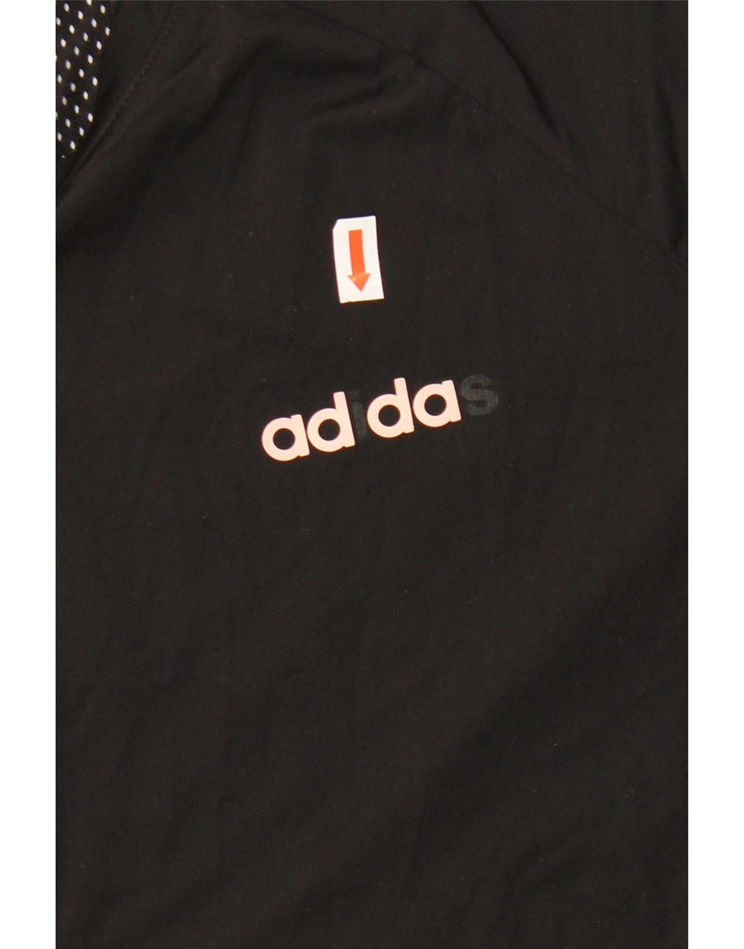ADIDAS Womens Climalite T-Shirt Top UK 8/10 Pequeno Poliéster Preto