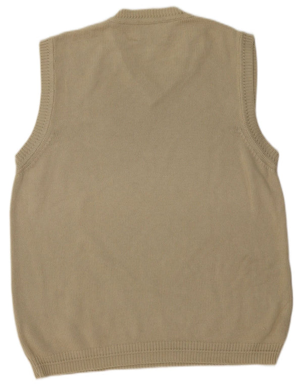 Avirex Mens Colete Regata XL Algodão Bege