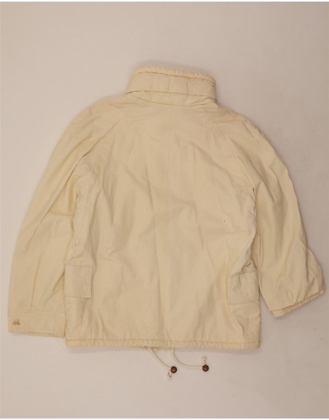 Jaqueta utilitária masculina com capuz Ocean Star IT 54 2XL algodão branco