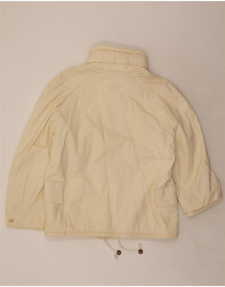 Jaqueta utilitária masculina com capuz Ocean Star IT 54 2XL algodão branco