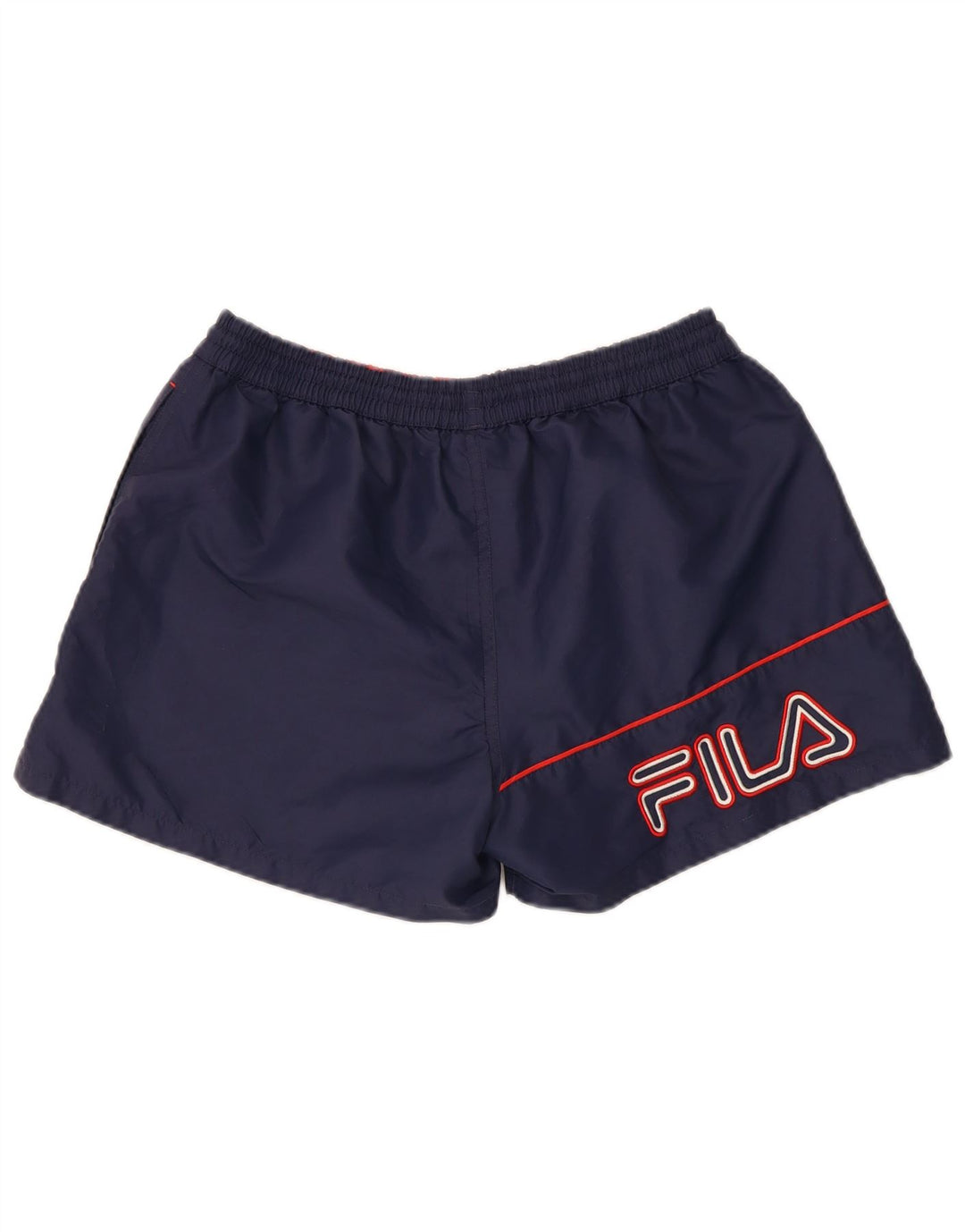 Fila Mens Graphic Sport Shorts Médio Azul Marinho Poliéster