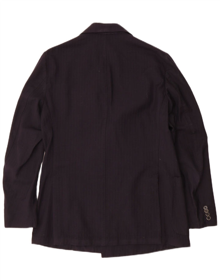 CANTARELLI terno masculino de 2 peças com peito duplo IT 50 grande W34 L31 azul marinho