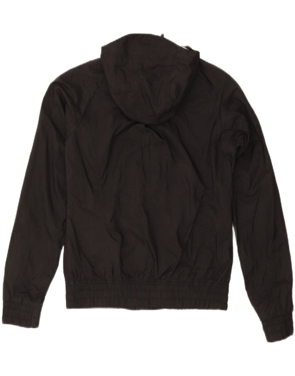 Capa de chuva feminina com capuz The North Face UK 10 pequena nylon preto