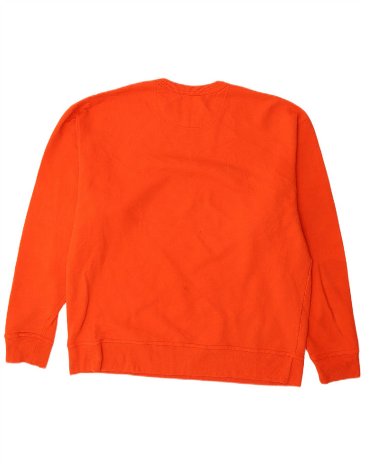 CHAMPION Moletom Masculino Jumper XL Laranja Algodão