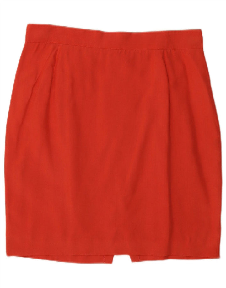 Saia lápis feminina vintage W30 médio vermelho