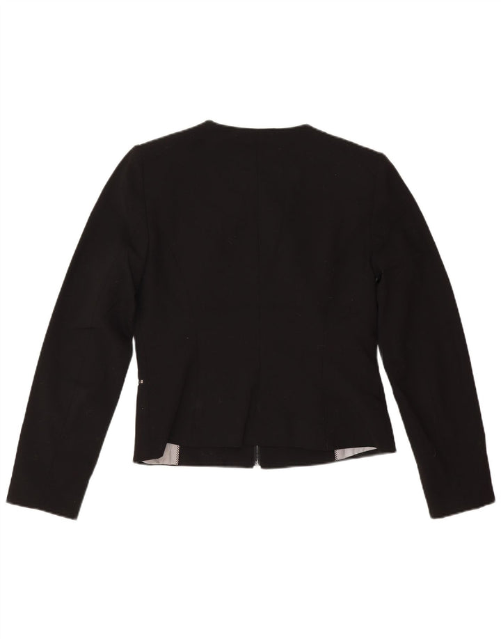 Jaqueta Blazer Feminina Calvin Klein EUA 4 Pequena Poliéster Preta