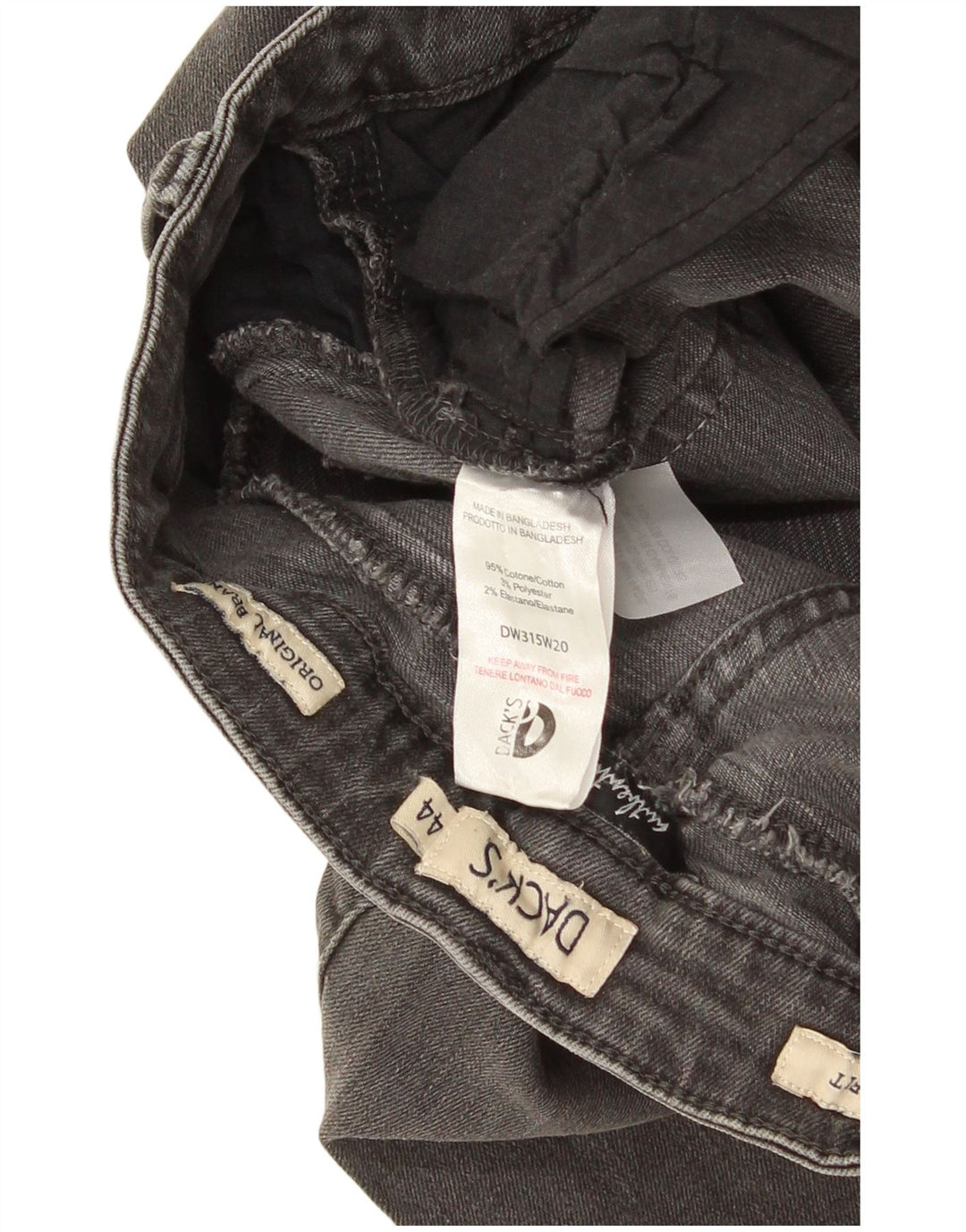 Calça jeans skinny feminina Dack IT 44 médio W30 L28 algodão cinza