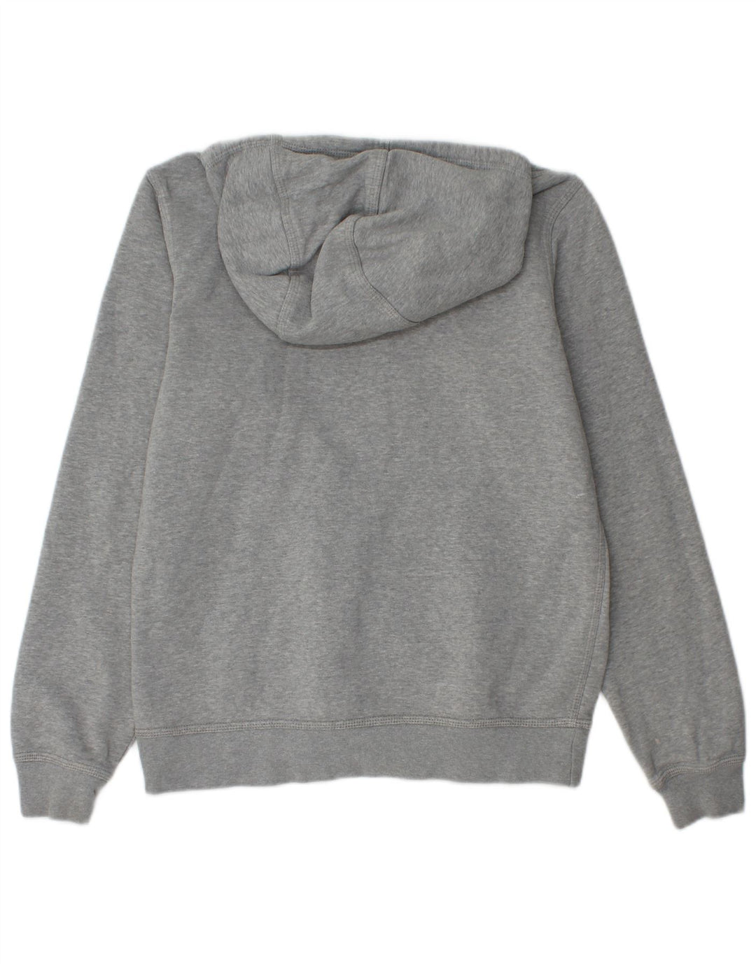 Moletom com capuz masculino Nike médio cinza manchado de algodão