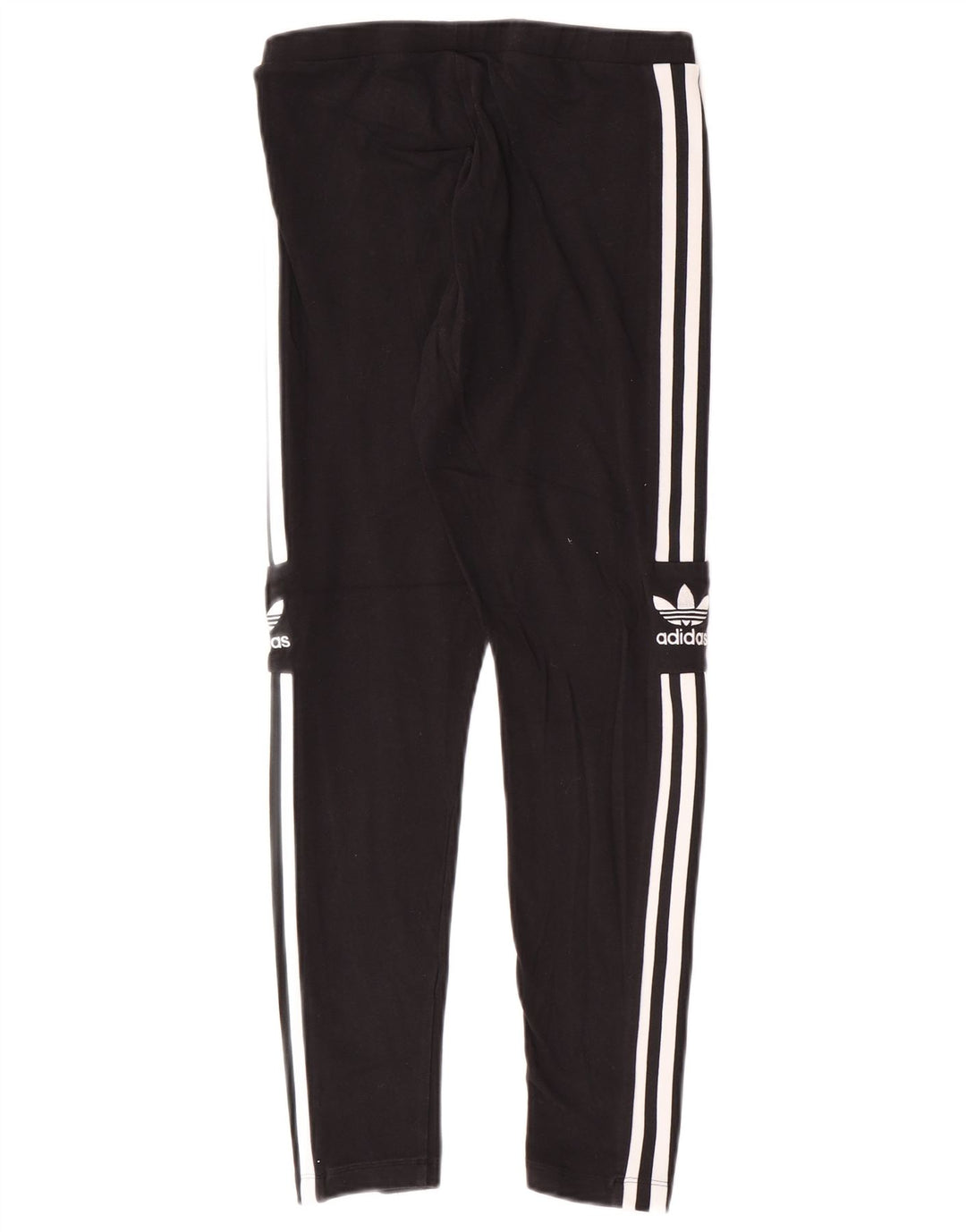 Leggings Adidas Femininas Gráficas UK 12 Médio Algodão Preto