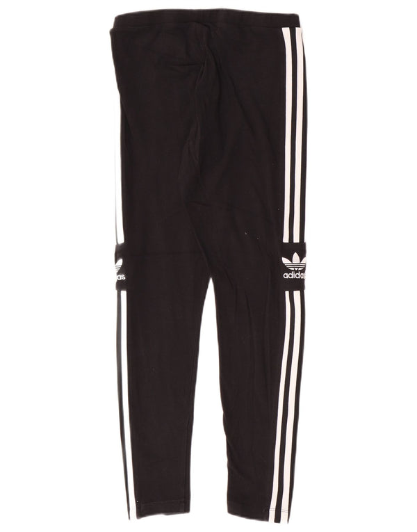 Leggings Adidas Femininas Gráficas UK 12 Médio Algodão Preto