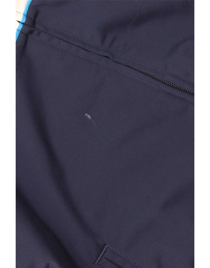 Puma Mens Treino Top Jaqueta Pequena Azul Marinho Colourblock Poliéster