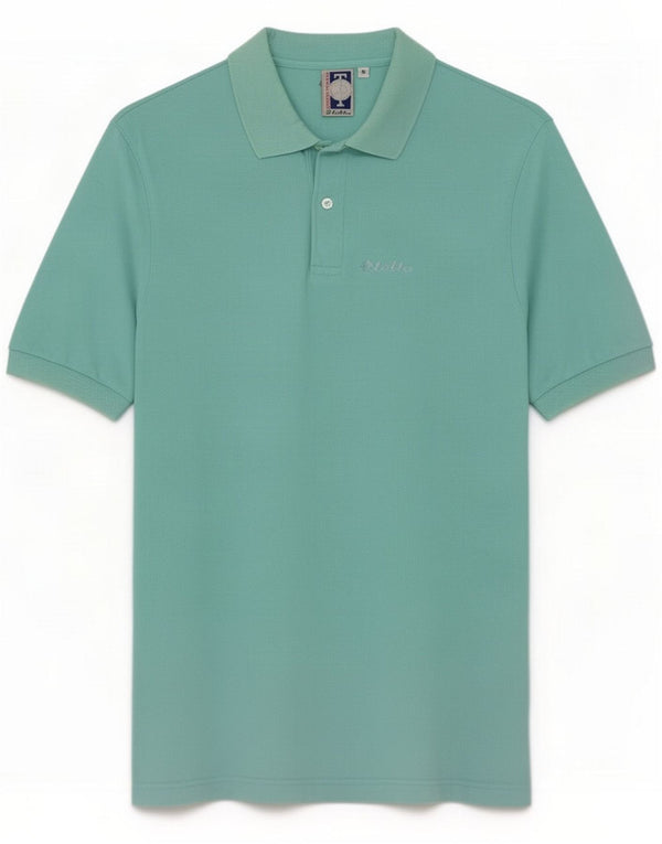 Lotto Mens Polo Shirt Small Turquoise Cotton