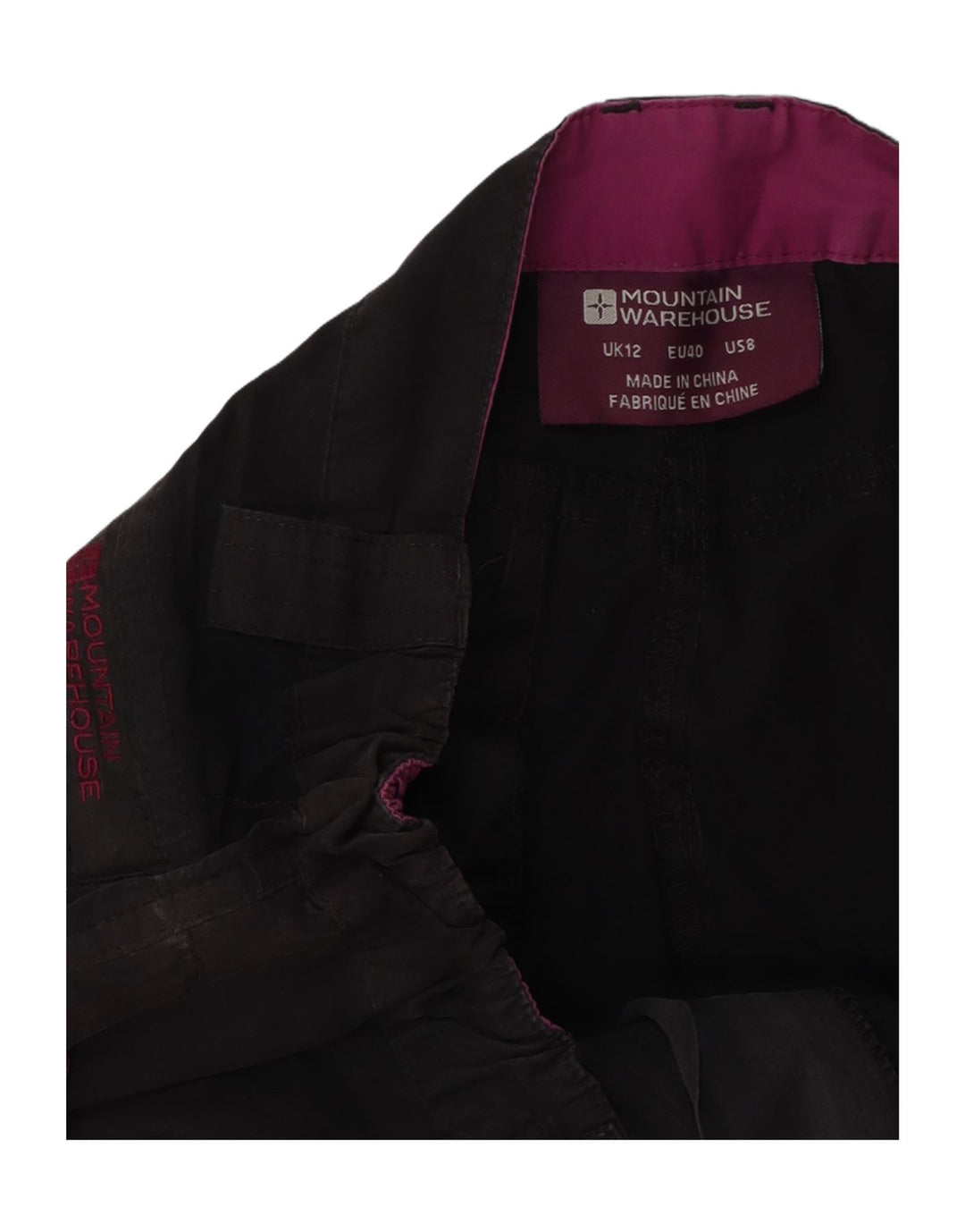 MOUNTAIN WAREHOUSE Womens Cargo Trousers UK 12 Medium W31 L30 Grey