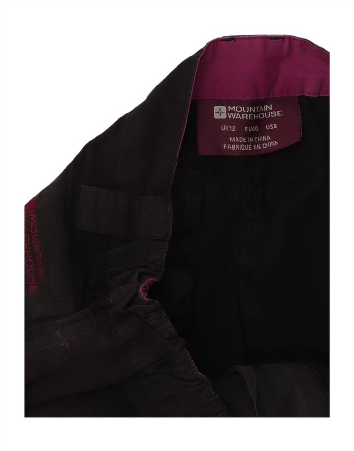 MOUNTAIN WAREHOUSE Womens Cargo Trousers UK 12 Medium W31 L30 Grey