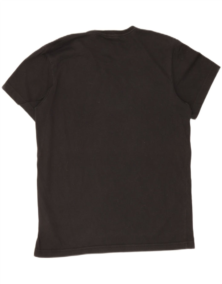 ADIDAS Mens Graphic T-Shirt Top Médio Algodão Preto