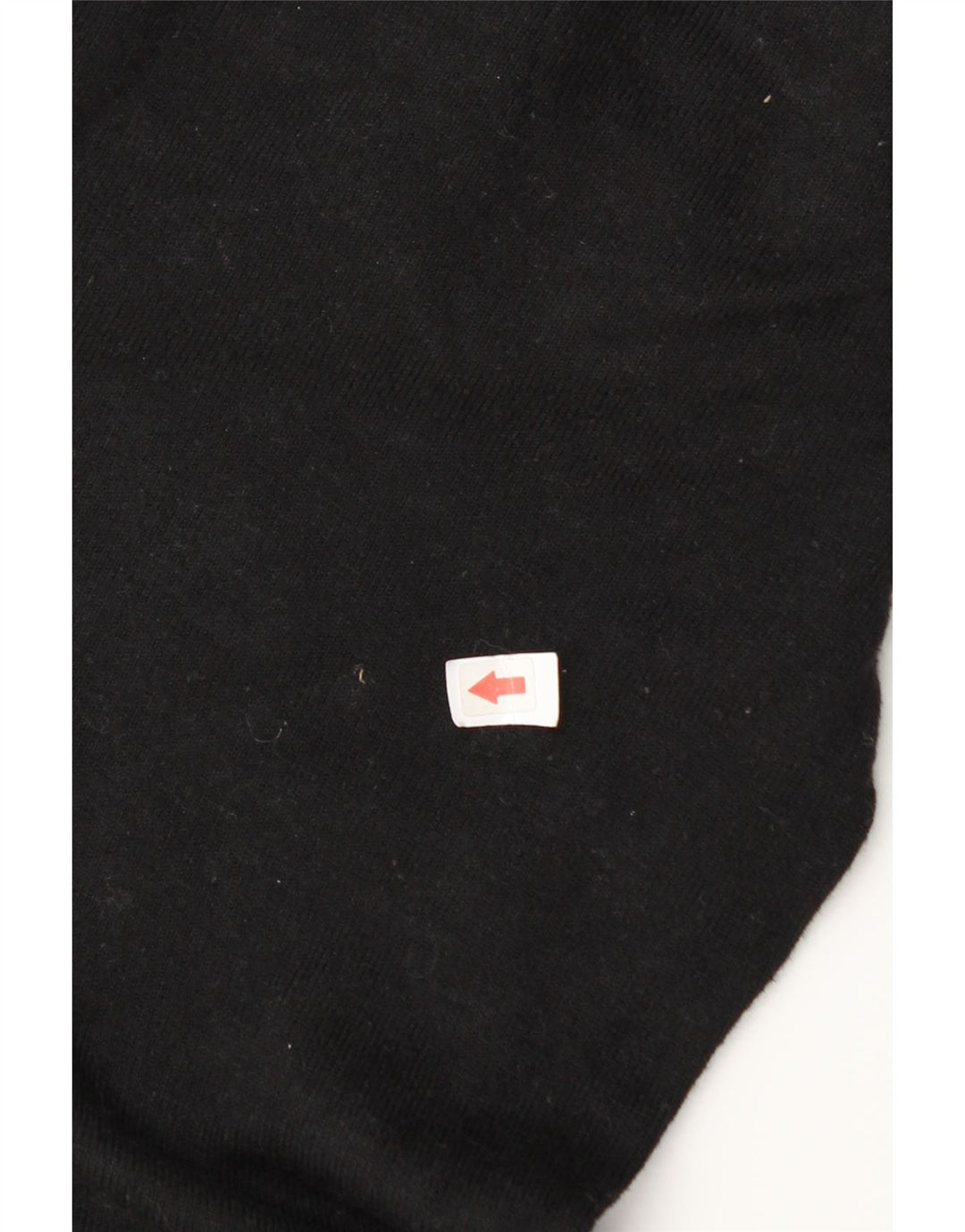 Suéter feminino Zara com decote em V Reino Unido 12 médio preto rayon