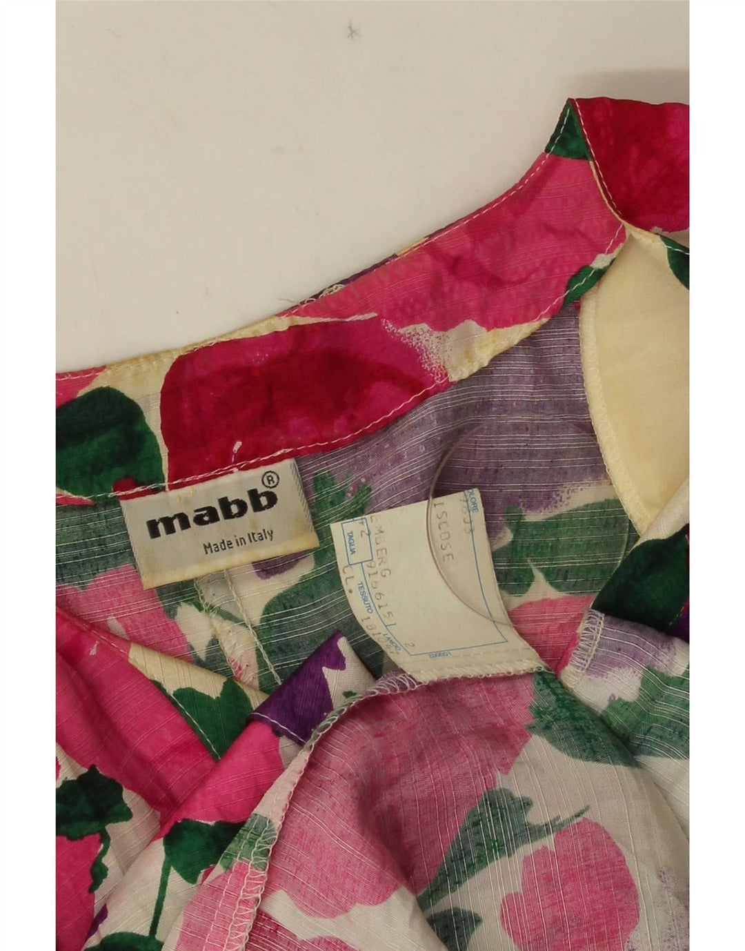 mabb Jaqueta blazer feminina de 4 botões IT 42 médio floral multicolorido