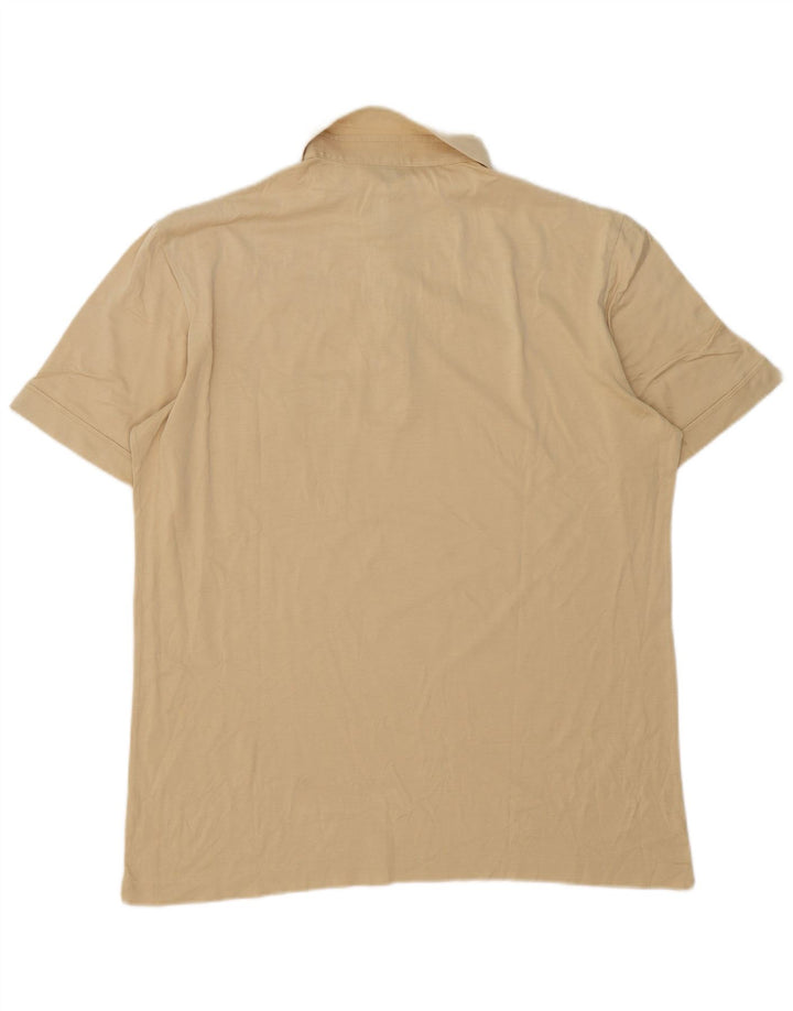 Camisa polo masculina Pooh de algodão bege médio