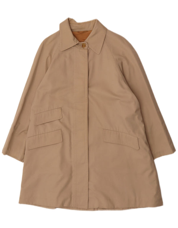 Aquascutum Trench Coat feminino oversized UK 12 Médio Bege Clássico