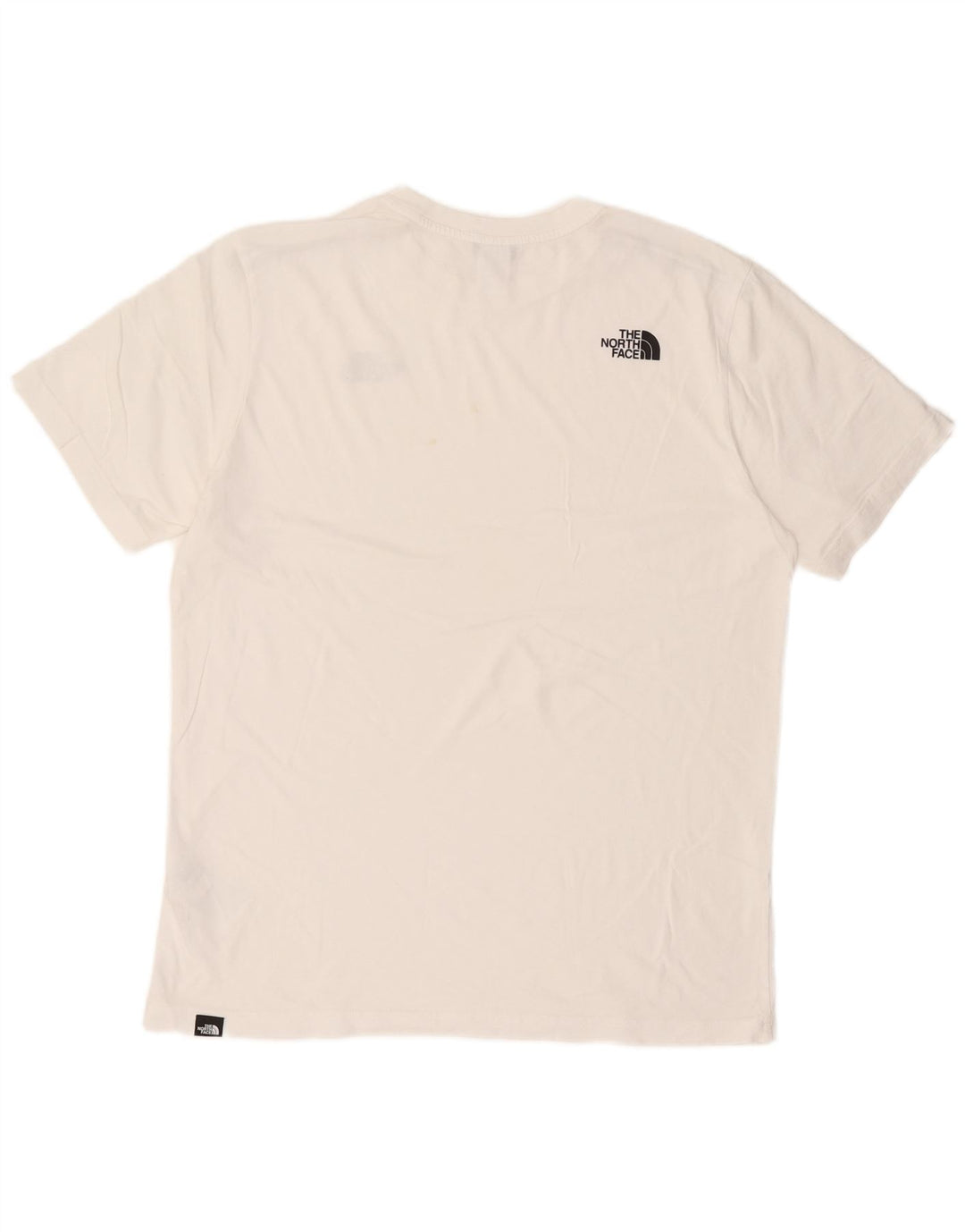 Camiseta masculina The North Face grande algodão branco