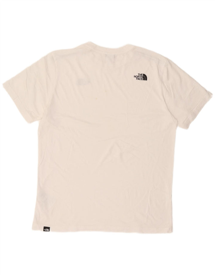 Camiseta masculina The North Face grande algodão branco