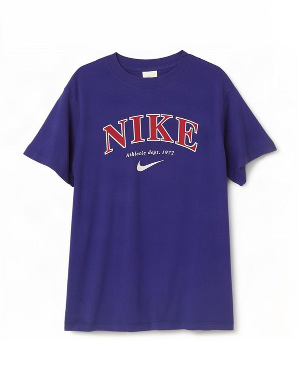 Camiseta Nike masculina gráfica top pequeno azul
