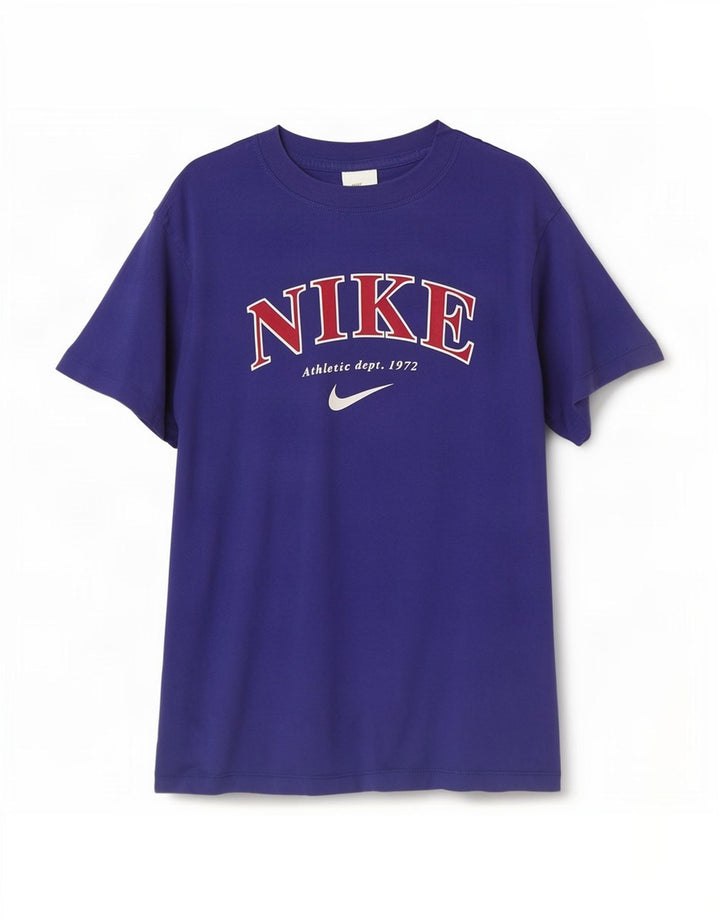 Camiseta Nike masculina gráfica top pequeno azul