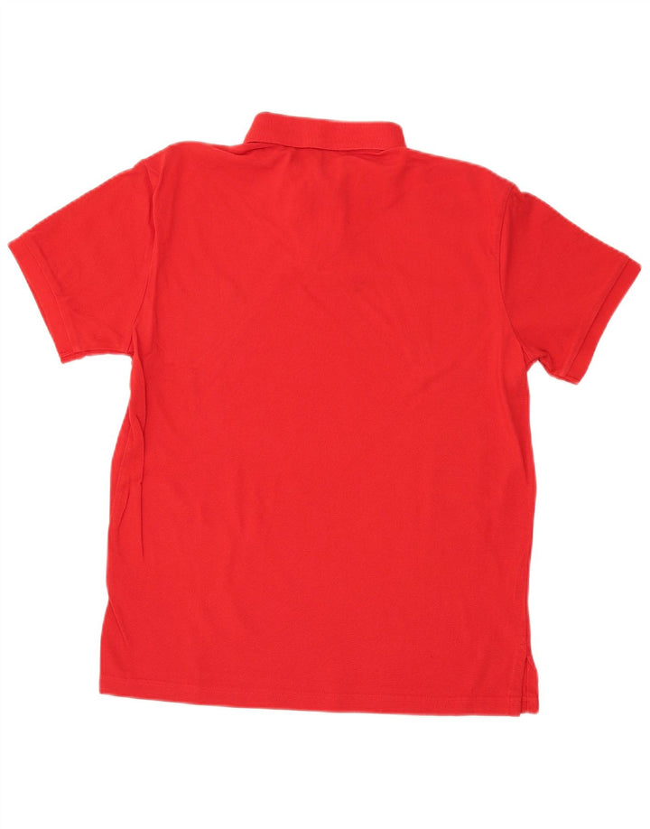 Polo Ralph Lauren Mens Custom Fit Camisa Pólo Médio Algodão Vermelho