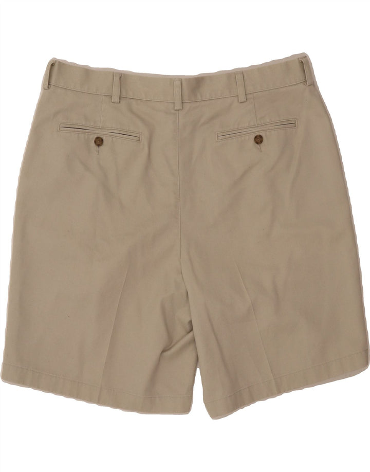 L.L.BEAN Mens Natural Fit Chino Shorts W37 Large  Beige Cotton Vintage L.L.Bean and Second-Hand L.L.Bean from Messina Hembry 