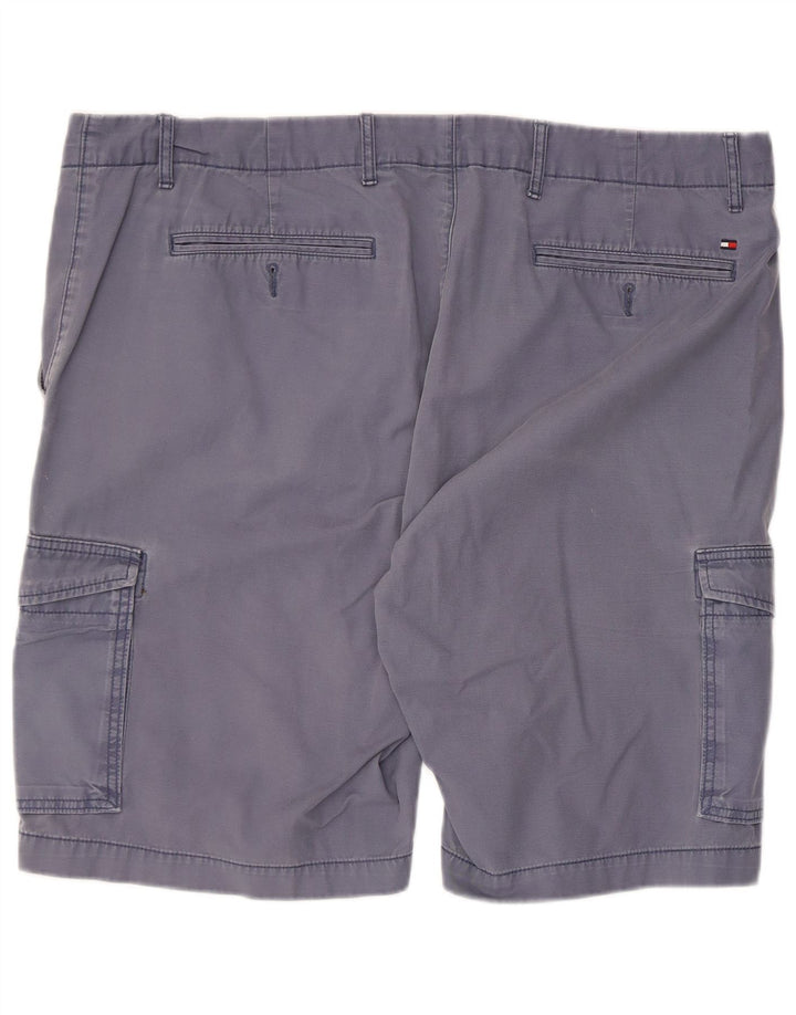 Shorts cargo masculino Tommy Hilfiger W40 XL azul algodão