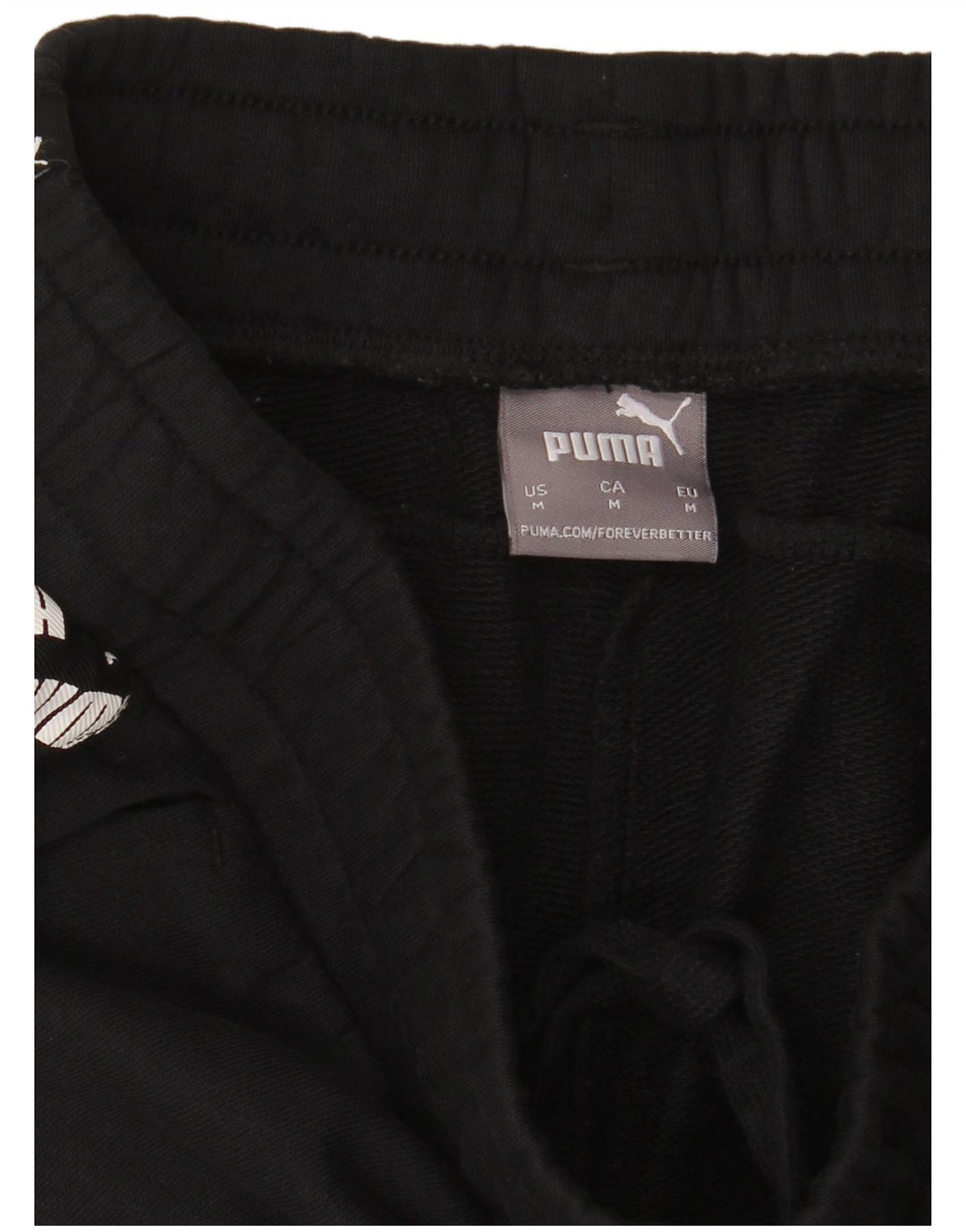 Shorts esportivos gráficos masculinos PUMA médios pretos