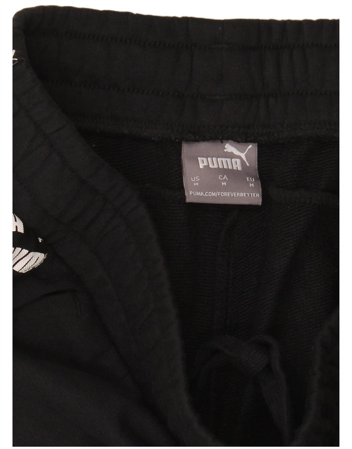 Shorts esportivos gráficos masculinos PUMA médios pretos
