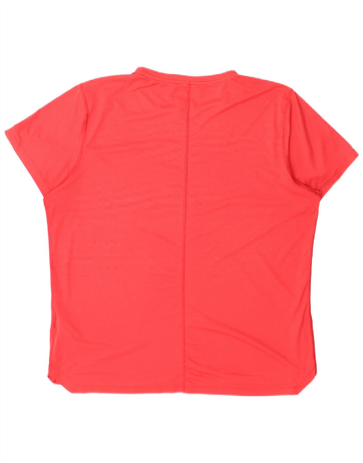 Camiseta masculina Asics Top grande poliéster vermelho